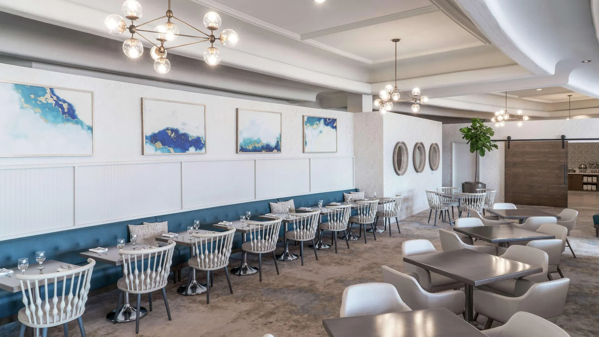Hilton Beachfront Курортный комплекс Санта-Барбара