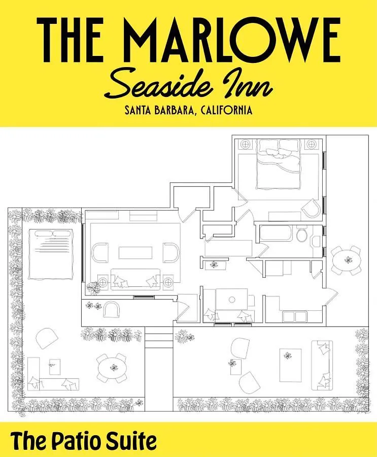 Apartamento The Patio - The Marlowe Boutique Santa Bárbara